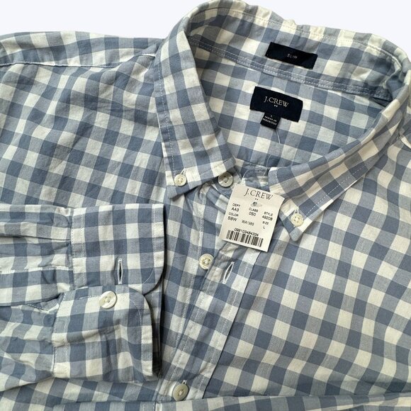 J. Crew BRAND NEW Men's Long Sleeve Button Front Size Large - Picture 1 of 10